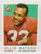 Ollie Matson, L.A. Rams Vintage Football Card