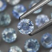 Glistening 5.18ct multiple blue Sapphire set