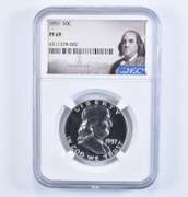 PF69 1957 Franklin Half Dollar - Graded NGC