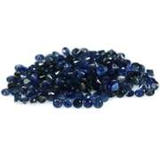 Stunning 6.19ct ink blue Sapphire set