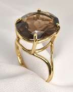 Sweet Smoky Quartz Ring