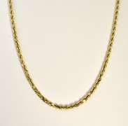 Sparkly Diamond Cut Rope Necklace