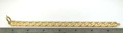 Modern 14k Gold Handmade Italian Curb Chain Bracelet