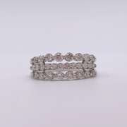 14kt White Gold Diamond Band