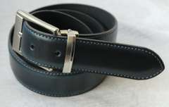 Classy Full Grain Leather Belt, Made In Italy