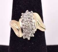 Dazzling Diamond Ring in Yellow Gold