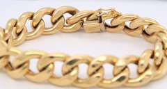 Incredible 18kt Yellow Gold Miami Cuban Link Bracelet