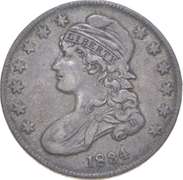 1834 Capped Bust Half Dollar - O-114
