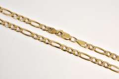 Stunning 14k Figaro Necklace