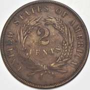 1869 Two-Cent Piece