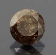 Glistening 1.18ct black calico Diamond solitaire
