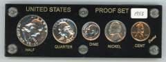 Simply Superb 1953 GEM Proof Set in custom holder.