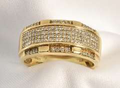 Unisex Diamond Band