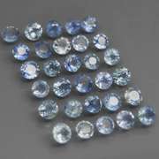 Glistening 5.18ct multiple blue Sapphire set