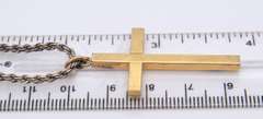 Vinateg Sterling Silver Cross Pendant on Chain Necklace