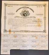 Feb 3 1863 $500 Confederate Bond