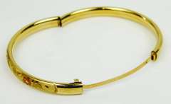 Kiddie Kraft Vintage Childs Gold-Filled Bangle Bracelet