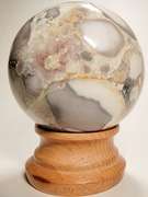 Collectors 1,830ct natural Orbicular Agate sphere