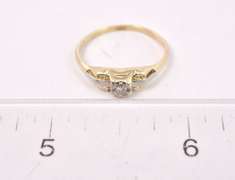 Vintage Diamond Ring in 14K Yellow Gold