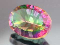 Prismatic! 9.10ct concave cut Mystic Quartz