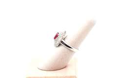 Lady's Ruby Diamond Ring