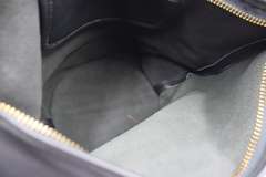 Coach Black Leather Duffle Sac