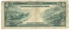 Series of 1914 Large Size $10 Federal Reserve Note (3-C)