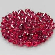 Top violet red 7.32ct Pyrope Garnet set