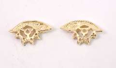 Dazzling Diamond Earrings in 14K Yellow Gold