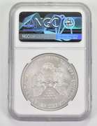 MS70 2008-W Burnished American Silver Eagle - REV of 2007 - Graded NGC