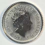 Pristine Superb Gem BU 2022 British pure Platinum 10 Pound coin