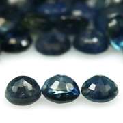 Natural 7.45ct greenish blue Sapphire set