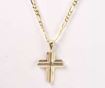 Classic Cross Pendant in 14K Yellow Gold