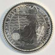 Pristine Superb Gem BU 2022 British pure Platinum 10 Pound coin