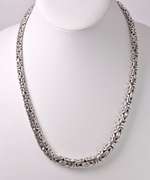 Brilliant Byzantine Necklace in Sterling Silver