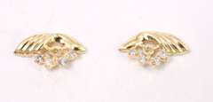 Dazzling Diamond Earrings in 14K Yellow Gold
