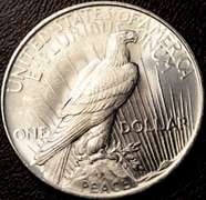 1923 Peace Dollar BU