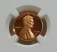 1990-S Lincoln Cent PRF NGC PF-69-RD-UC