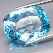 High fire 16.63ct VS Swiss blue Topaz