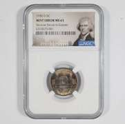 Error MS65 1950-D Jefferson Nickel - Reverse Struck In Copper - NGC
