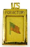 48 Star U.S. for Victory Sterling Silver Pin