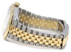 Rolex Datejust Two Tone 18kt Gold Watch