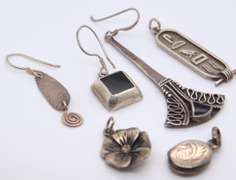 Lot of Vintage Sterling Silver Jewelry