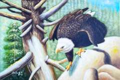 ONE OF A KIND BEAUTIFUL PAINTING ON CANVAS