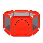 Outdoor Travel 6 Sided Kids Playpen With Safety Gate
