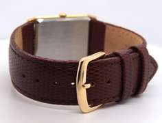 Seiko Rectangular Champagne Dial Quartz Watch