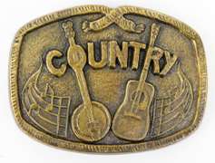 Country Music Vintage Belt Buckle