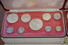 Lot Of 12 Commonwealth Of The Bahamas Proof Sets, 1972, 1973, 1974. 4 Of Each.