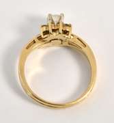 Feminine Diamond Wedding Set