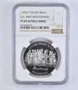 PF69 UCAM (1993) P US Mint Bicentennial 38mm Silver Coin - Graded NGC